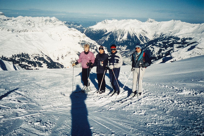 Group. Skiing Vacation in Flims-Laax. Laax. .