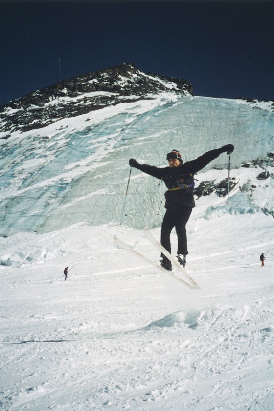 Ski Jumping. . Saas-Fee. .