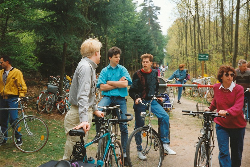 Bicycling and Barbecuing. . Karlsruhe. .