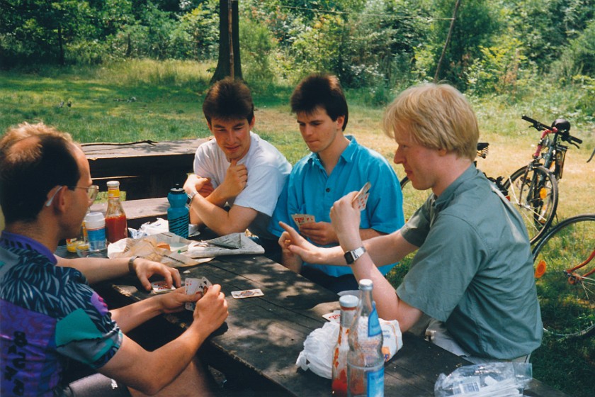 Bicycling and Barbecuing. . Karlsruhe. .