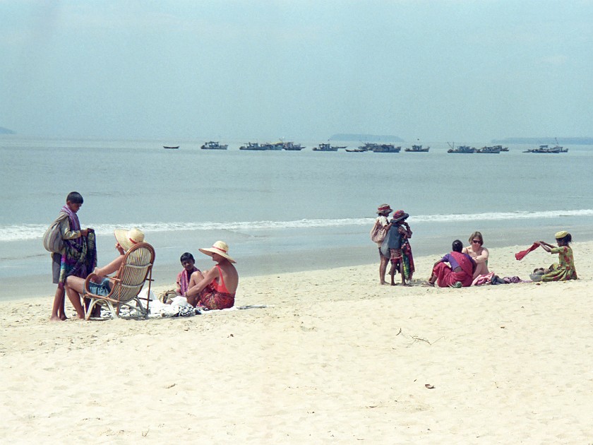 Trip to Goa. Colva Beach. Goa. .