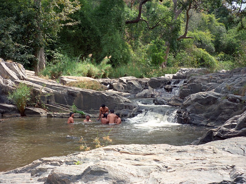 Trip to the Nilgiri Hills. Water Falls near Masinagudi. Masinagudi. .