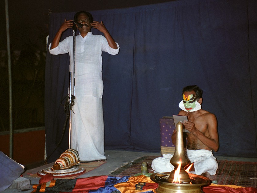 Trip to Kerala. Kathakali Dance. Eranakulam. .