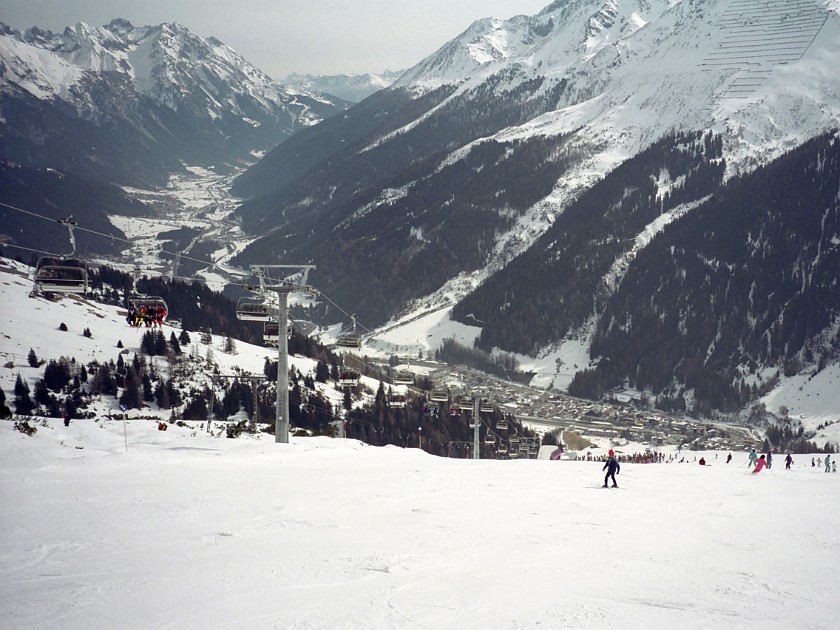 On the Slopes.  . Sankt Anton. .
