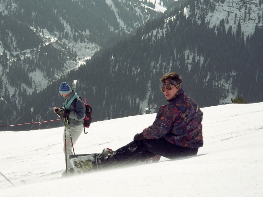 On the Slopes.  . Sankt Anton. .