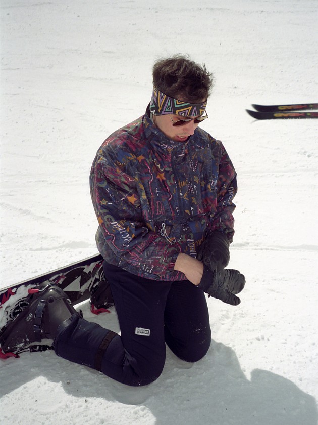 On the Slopes.  . Sankt Anton. .