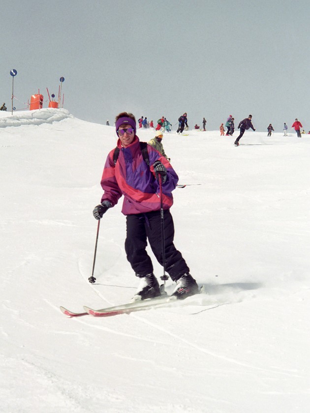 On the Slopes.  . Sankt Anton. .