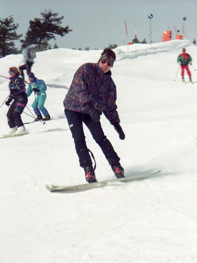 On the Slopes.  . Sankt Anton. .