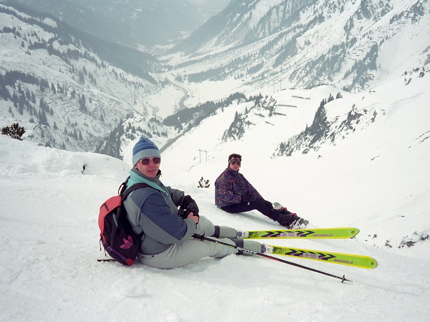 On the Slopes.  . Sankt Anton. .