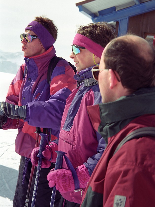 On the Slopes.  . Sankt Anton. .