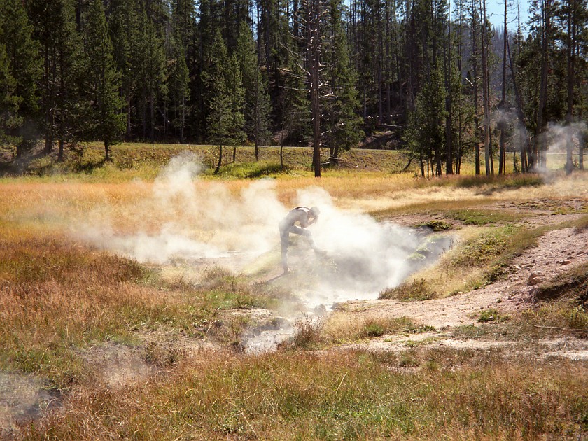 Yellow Stone National Park. Near Indian Creek. Yellow Stone National Park. .