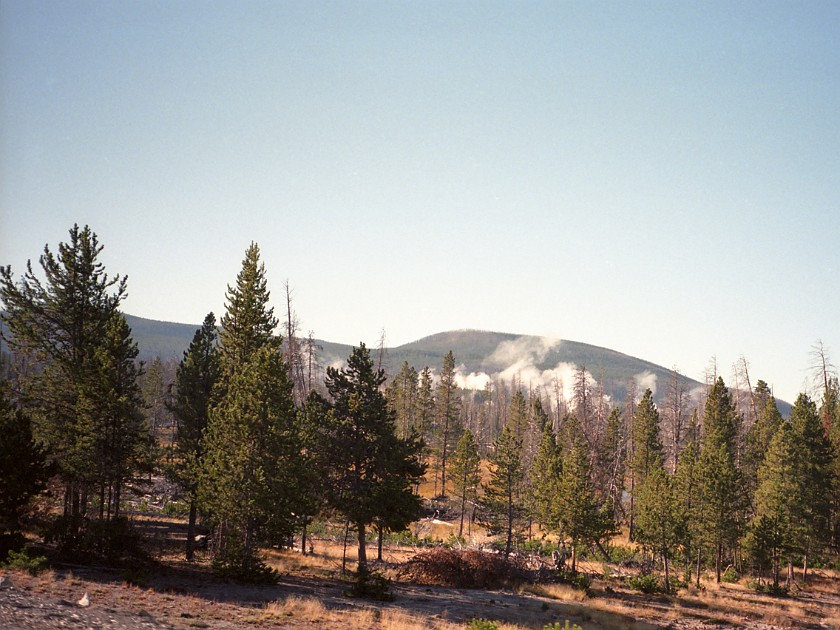 Yellow Stone National Park. Approaching Lower Geyser Basin. Yellow Stone National Park. .