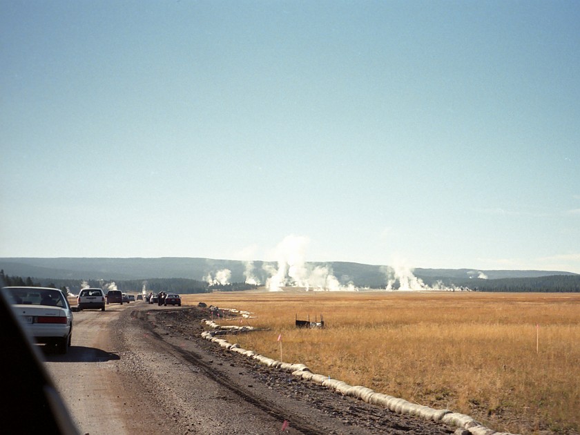Yellow Stone National Park. Approaching Lower Geyser Basin. Yellow Stone National Park. .