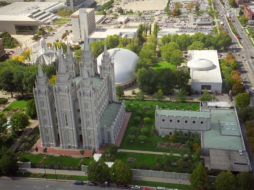 Salt Lake City. Mormone Temple District. Salt Lake City. .