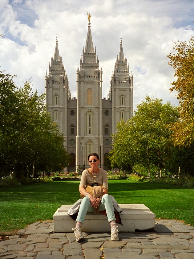 Salt Lake City. Mormone Temple. Salt Lake City. .
