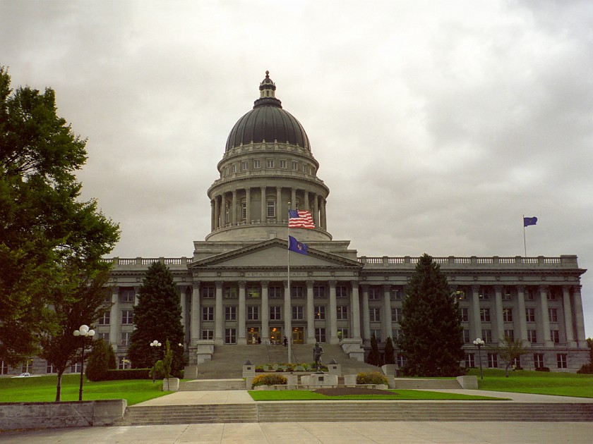 Salt Lake City. Capitol. Salt Lake City. .