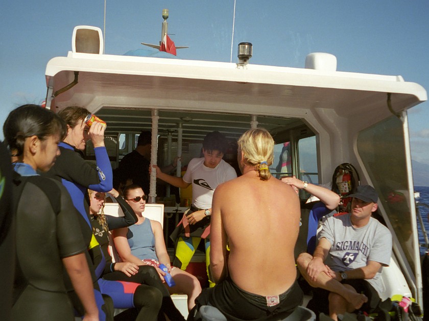 Diving Inside the Molokini Crater and Near Lanai. Molokini Crater. near Lanai. .