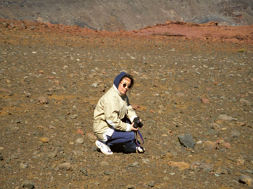 Haleakala National Park. Hiking Inside the Crater. Haleakala National Park. .
