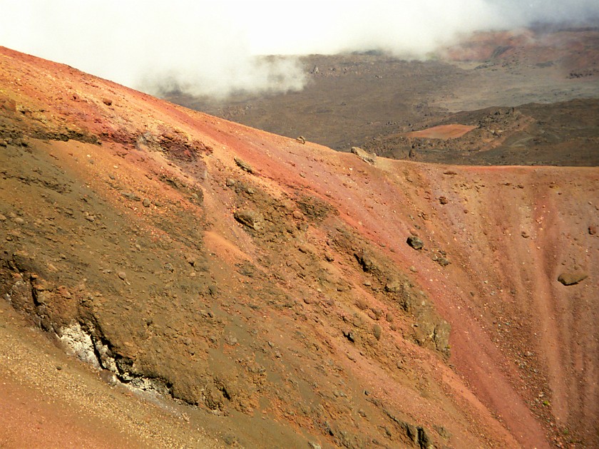 Haleakala National Park. Hiking Inside the Crater. Haleakala National Park. .