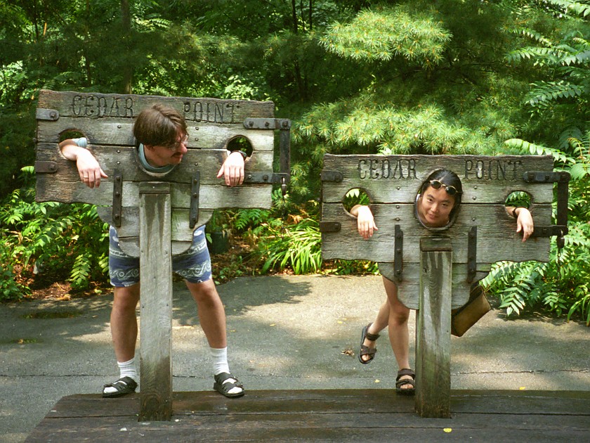 Cedar Point Amusement Park. Pillory. Sandusky. .