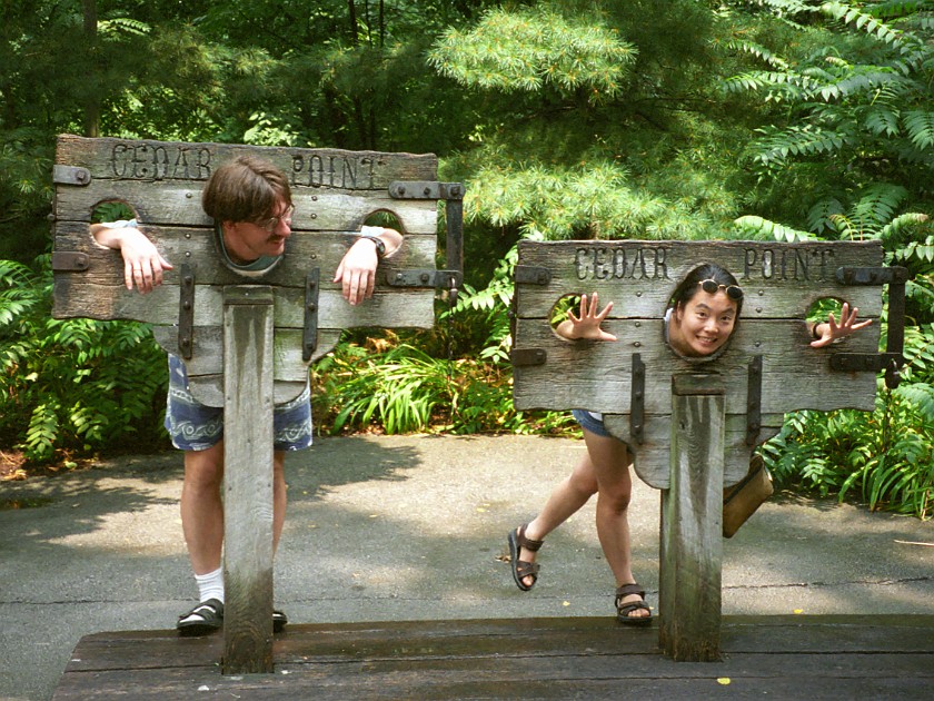 Cedar Point Amusement Park. Pillory. Sandusky. .