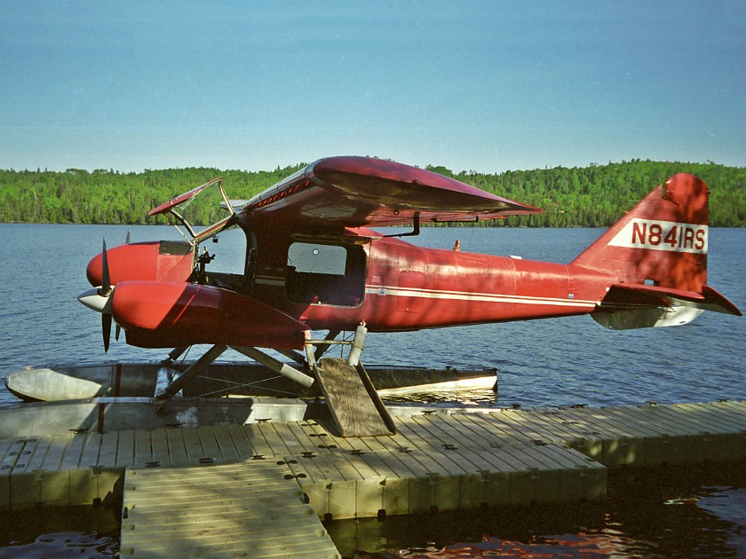Flying over Isle Royale by Sea Plane. Sea Plane. Isle Royale National Park. .