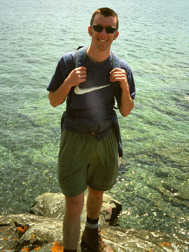 A Day of Hiking in the Park. Working Colleague. Isle Royale National Park. .