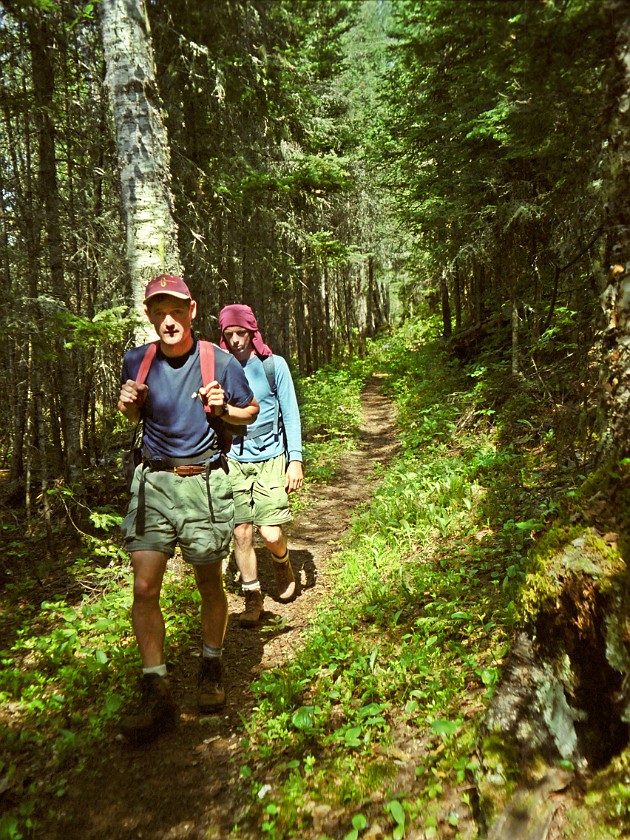 A Day of Hiking in the Park. Hiking. Isle Royale National Park. .