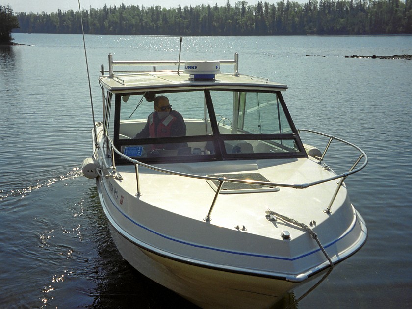 Another Day of Hiking. Taxi Boat. Isle Royale National Park. .