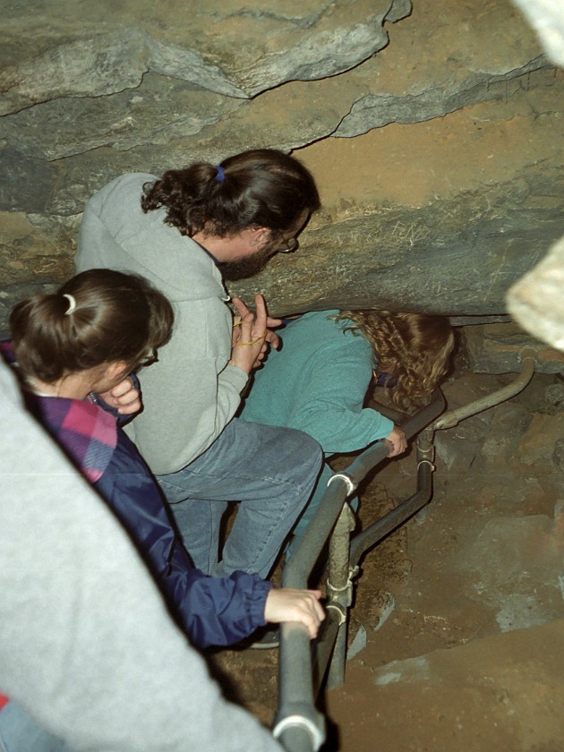 Guided Cave Tour. Inside the Cave. Mammoth Cave National Park. .
