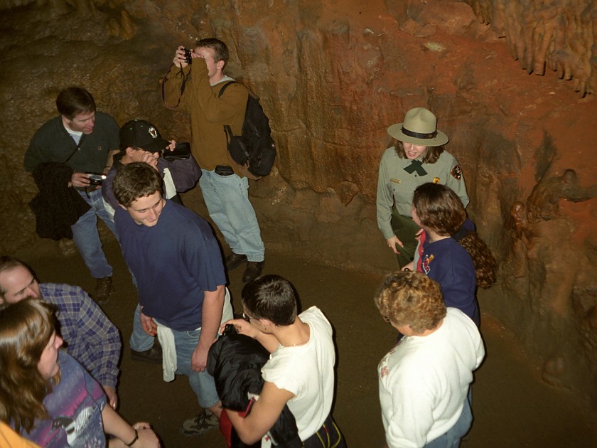 Guided Cave Tour. Inside the Cave. Mammoth Cave National Park. .