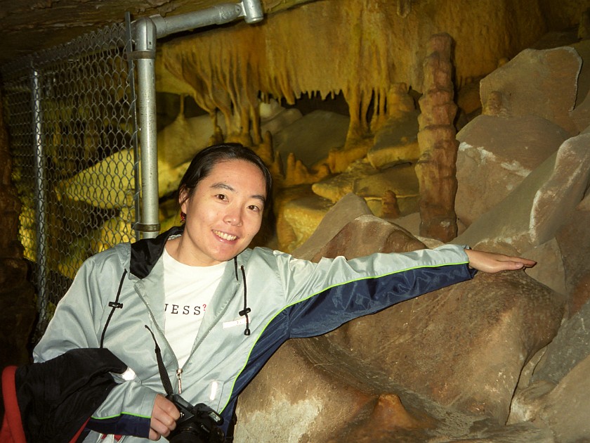 Guided Cave Tour. Inside the Cave. Mammoth Cave National Park. .