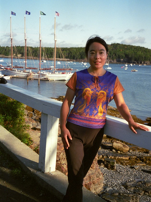 Bar Harbor and Surroundings. Portrait at Harbor. Bar Harbor. .