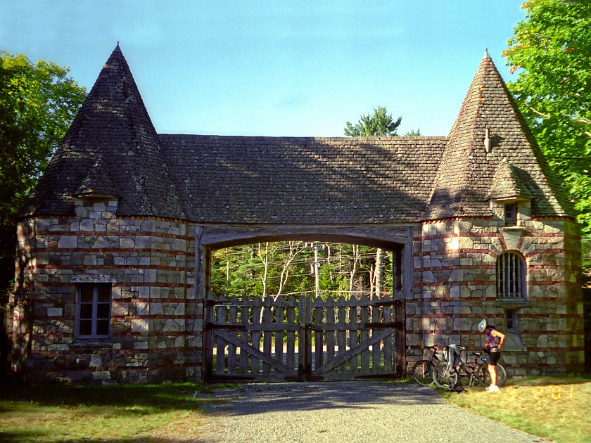 Bicycling Inside The National Park

. Gate. Arcadia National Park. .