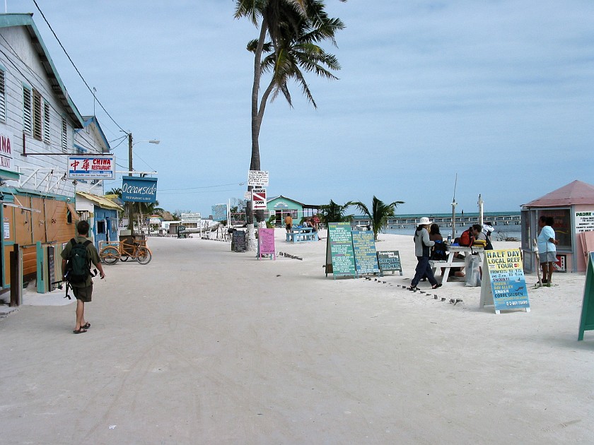 Caye Caulker. Beach. Caye Caulker. .