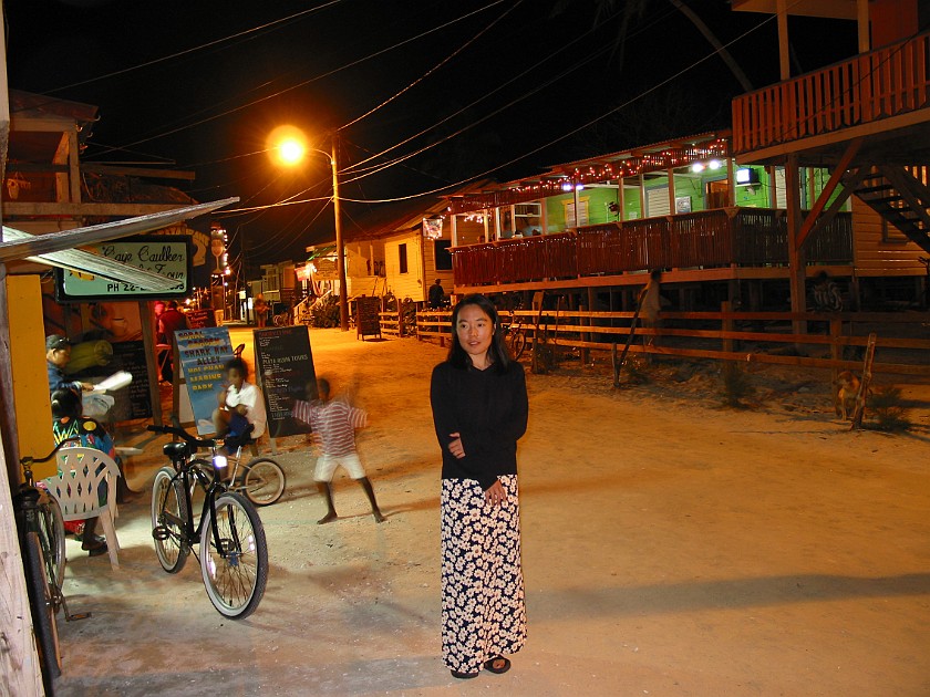 Northern Island of Caye Caulker. Main Road. Caye Caulker. .