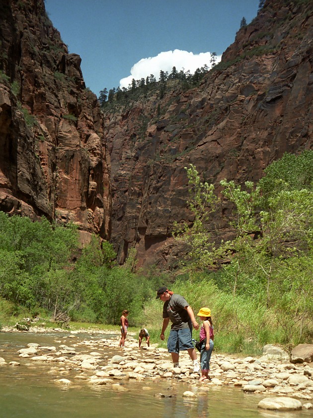 Zion National Park. Canyon. Zion National Park. .