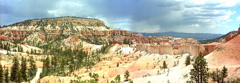 Bryce Canyon National Park. Panoramic View on the Canyon. Bryce Canyon National Park. .