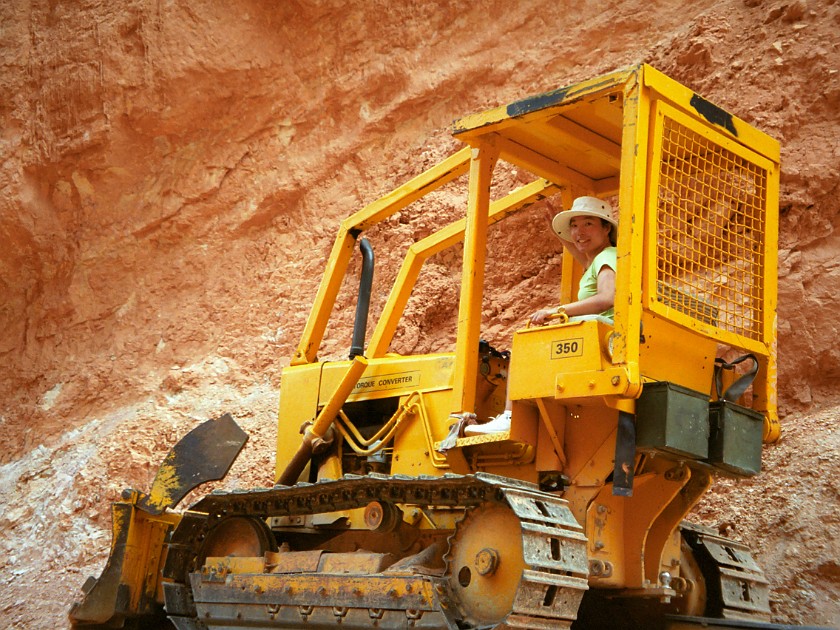 Bryce Canyon National Park. Bulldozer. Bryce Canyon National Park. .