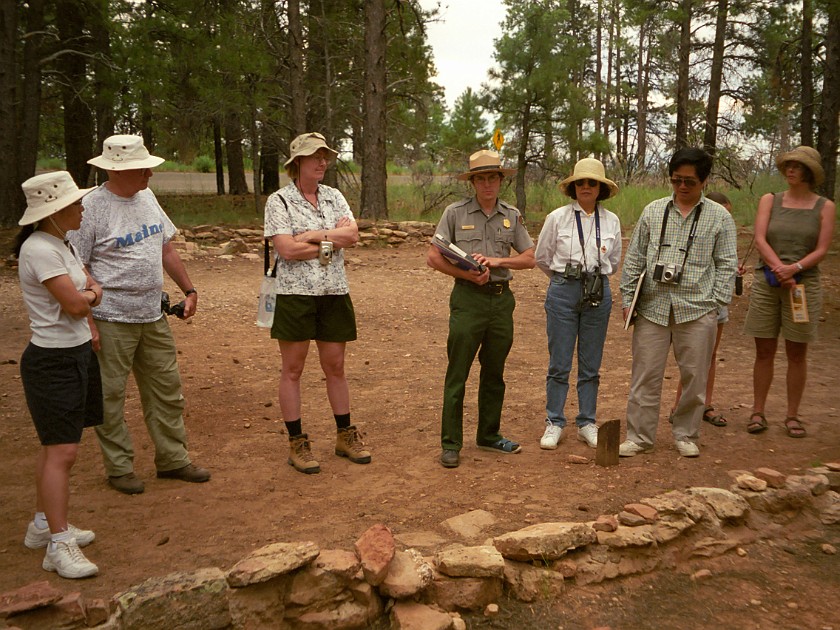 North Rim of the Grand Canyon. Ranger Guided Tour. Grand Canyon National Park. .
