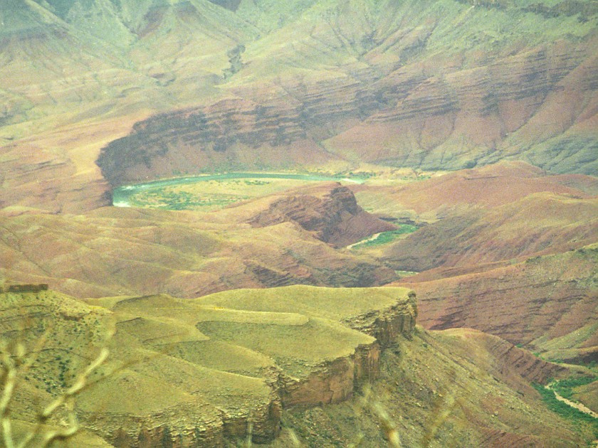 North Rim of the Grand Canyon. Colorado River. Grand Canyon National Park. .