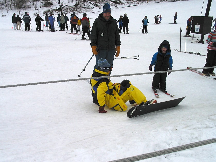 Weekend Skiing at Alpine Valley. Snowboard Lessions. Detroit. .