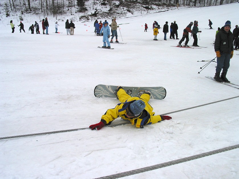 Weekend Skiing at Alpine Valley. Snowboard Lessions. Detroit. .