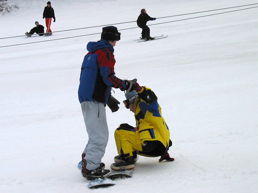 Weekend Skiing at Alpine Valley. Snowboard Lessions. Detroit. .