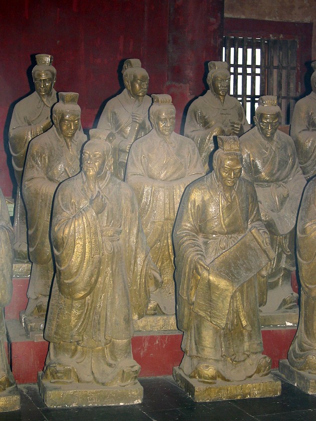 Kong Miao (Confucian Temple). Temple. Beijing. .