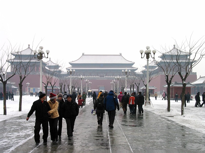 The Forbidden City. Wumen (Meridian Gate). Beijing. .