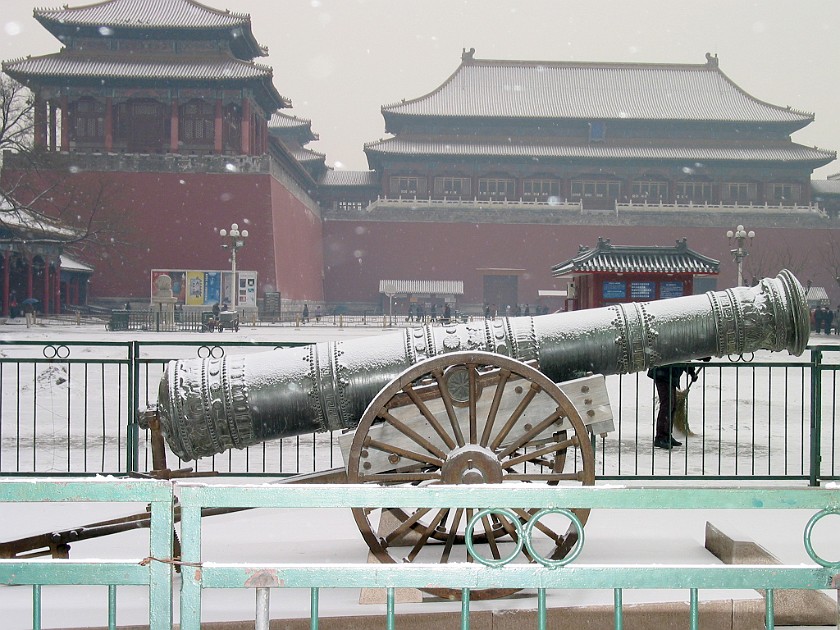 The Forbidden City. In Front of Wumen. Beijing. .