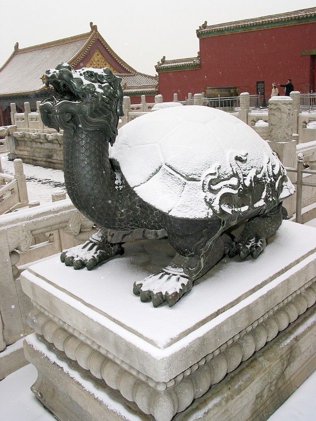 The Forbidden City. In Front of Taihe . Beijing. .