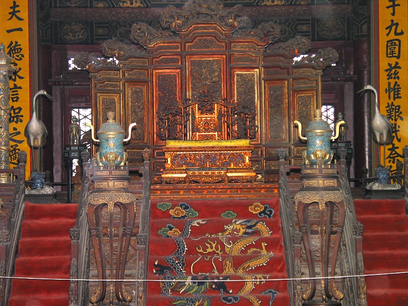 The Forbidden City. Taihe (Hall of Supreme Harmony). Beijing. .