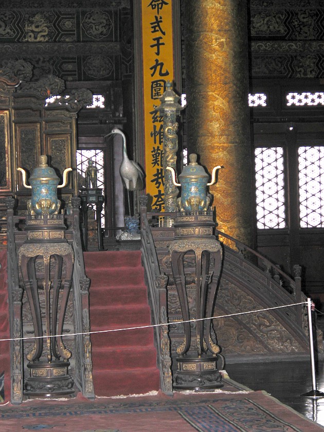 The Forbidden City. Taihe (Hall of Supreme Harmony). Beijing. .